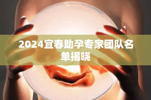 2024宜春助孕专家团队名单揭晓