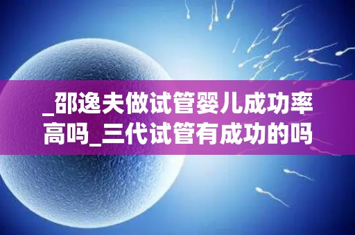 _邵逸夫做试管婴儿成功率高吗_三代试管有成功的吗
