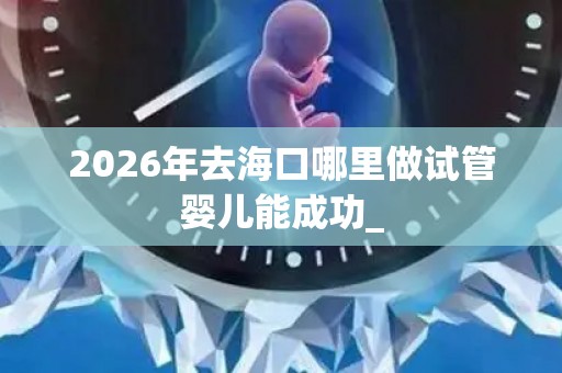 2026年去海口哪里做试管婴儿能成功_