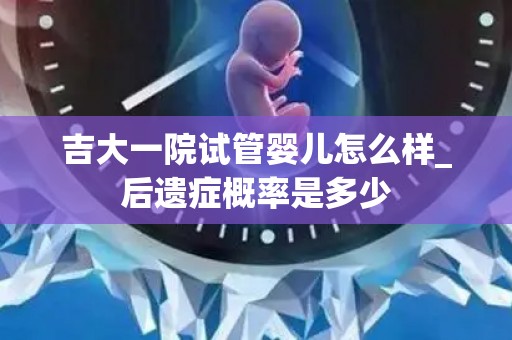 吉大一院试管婴儿怎么样_后遗症概率是多少