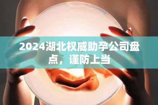 2024湖北权威助孕公司盘点，谨防上当