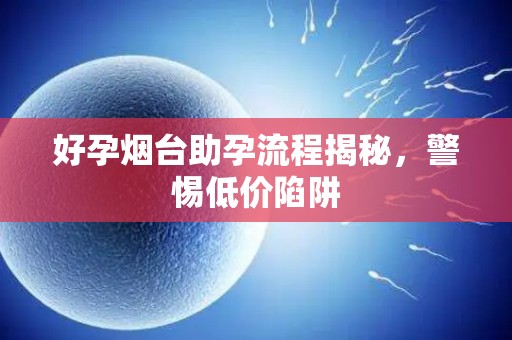 好孕烟台助孕流程揭秘，警惕低价陷阱