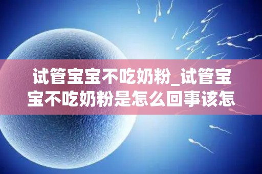 试管宝宝不吃奶粉_试管宝宝不吃奶粉是怎么回事该怎么办_试管知识