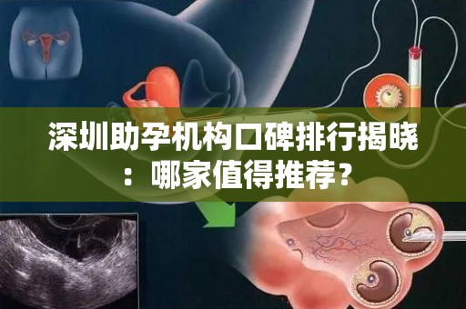 深圳助孕机构口碑排行揭晓：哪家值得推荐？
