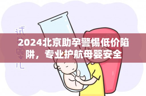 2024北京助孕警惕低价陷阱，专业护航母婴安全