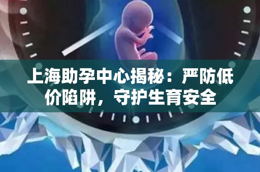上海助孕中心揭秘：严防低价陷阱，守护生育安全