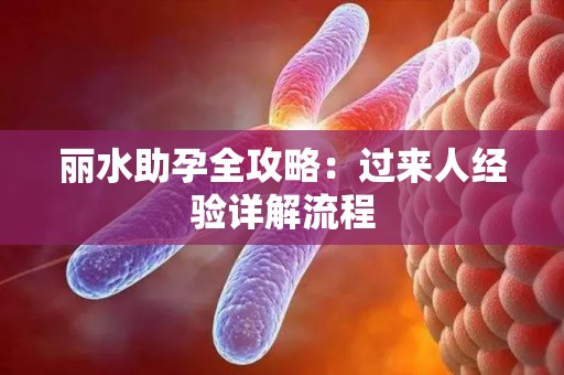 丽水助孕全攻略：过来人经验详解流程