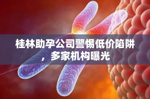 桂林助孕公司警惕低价陷阱，多家机构曝光