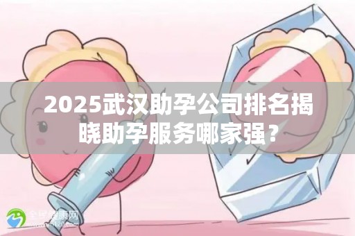 2025武汉助孕公司排名揭晓助孕服务哪家强？