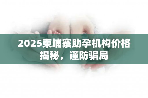 2025柬埔寨助孕机构价格揭秘，谨防骗局