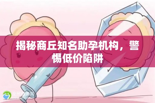 揭秘商丘知名助孕机构，警惕低价陷阱