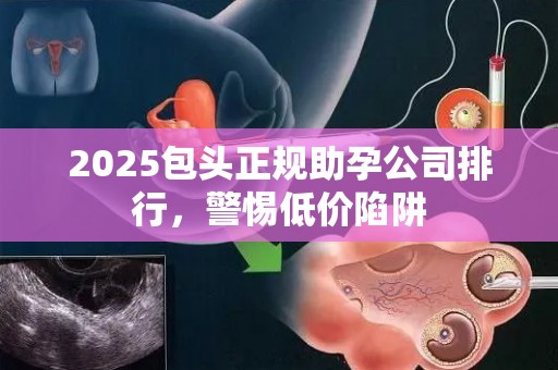 2025包头正规助孕公司排行，警惕低价陷阱