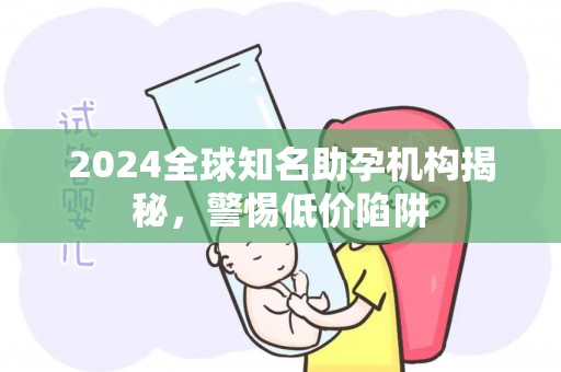2024全球知名助孕机构揭秘，警惕低价陷阱
