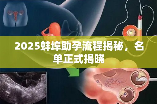 2025蚌埠助孕流程揭秘，名单正式揭晓