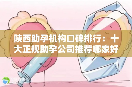 陕西助孕机构口碑排行：十大正规助孕公司推荐哪家好？