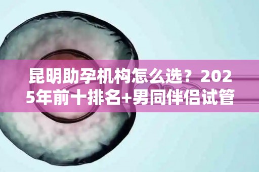 昆明助孕机构怎么选？2025年前十排名+男同伴侣试管经验分享帖,
