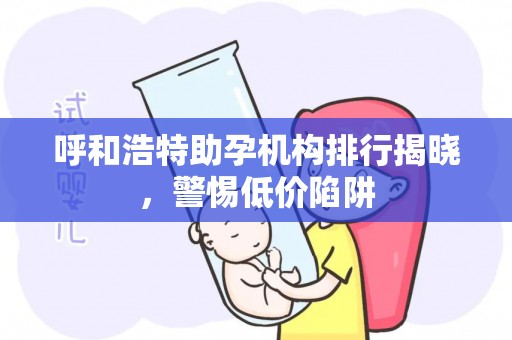 呼和浩特助孕机构排行揭晓，警惕低价陷阱