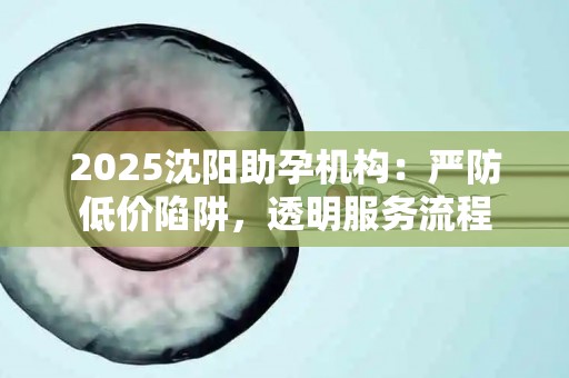 2025沈阳助孕机构：严防低价陷阱，透明服务流程