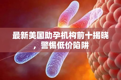 最新美国助孕机构前十揭晓，警惕低价陷阱