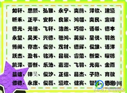 2025兔最旺男孩名字(属兔男孩名字大全2011)