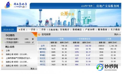 上海房产交易网官网、上海房产交易网官网查询