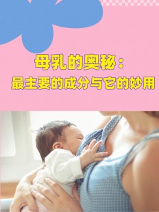 母乳的主要成分,母乳的成分