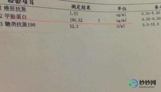 甲胎蛋白定量,甲胎蛋白正常值是什么