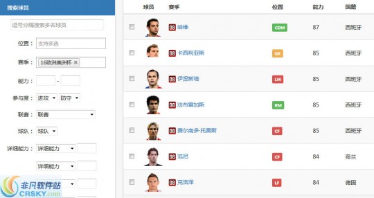 fifa online3 数据库,FIFAOL3球员数据库,打造你的梦幻球队