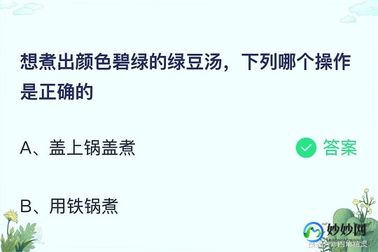煮出来的绿豆汤蚂蚁庄园,绿豆汤奇遇,蚂蚁庄园手游全新攻略