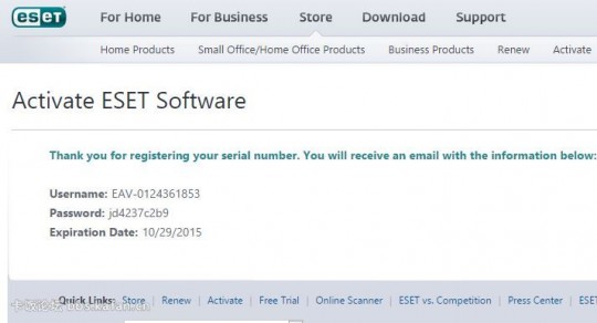 eset 用户名和密码,eset nod32 最新用户名和密码,ESET NOD32
