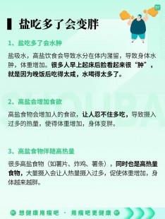 平时吃太咸会容易长胖吗,平时吃太咸会容易长胖吗