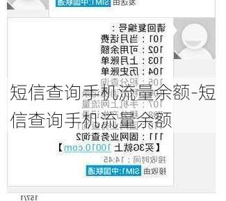 查手机流量,手机流量查询攻略,通过短信轻松查询流量余额,只需发送这串...
