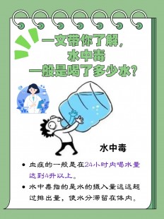 水中毒要喝多少水,水中毒要喝多少水
