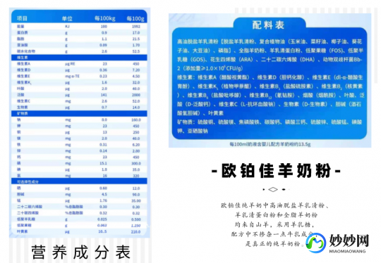 欧铂佳羊奶粉和怎么样 欧铂佳羊奶粉怎么样值不值得买